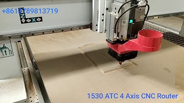 1530 ATC CNC Router with 4axis Rotary Device Wood Lathe