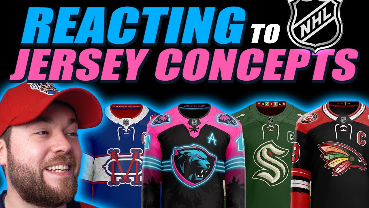 Reacting to NHL Home Jersey Concepts! 