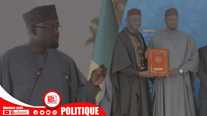 Intégralité Discours véridique Sonko lors Signature Pacte Stabilité Gouvernement,Syndicat & Patronat