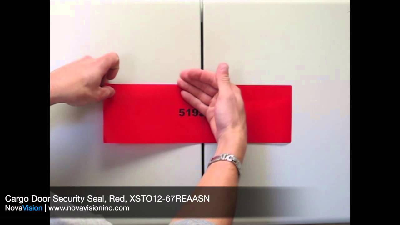 Cargo Door Security Seal, XSTO12-67REASSN