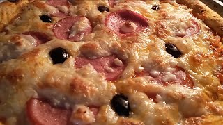 البيتزا | بيتزا المطاعم  بكل أسرارها، سهلة التحضير في المنزل | pizza pepperoni