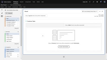Auto-Build Freeform Tables in Analysis Workspace