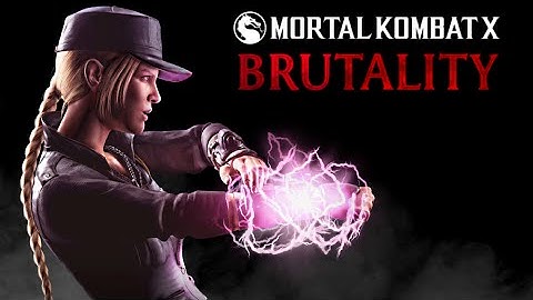 MORTAL KOMBAT X · Sonya Blade - ALL BRUTALITIES [HD] 60fps | MKX