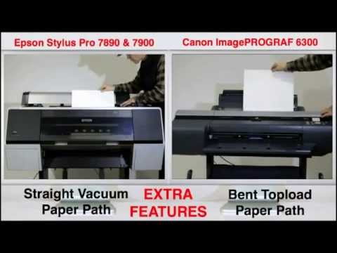 Epson stylus pro 7890 Vs canon ipf6300