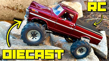 Diecast Scx24! Is it too Heavy to be Fun? //Diecast SCX24 “Big Red” hits the dirt to find out!//