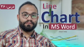 آموزش ورد ۲۰۲۱ به زبان فارسی | درس ۳۶ - تب انزرت (چارت) | Charts | Chart Elements in MS Word