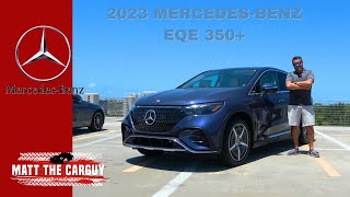 2023 Mercedes Benz EQE350+ SUV is the best EV that I tested... so far. Full review and test drive.