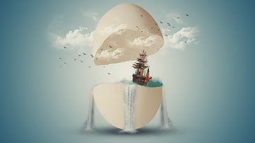 Fantasy Broken Egg Photo Manipulation | Photoshop Tutorial CC
