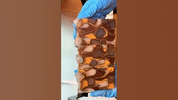 Iced Coffee Soap Making + Cutting! #soapmaking #soapcutting #soap #soapmaker #handmadesoap #soaps