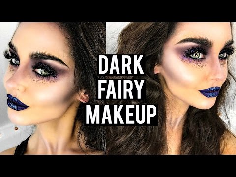 Dark / Evil Fairy Halloween Makeup Tutorial | KatesBeautyStation