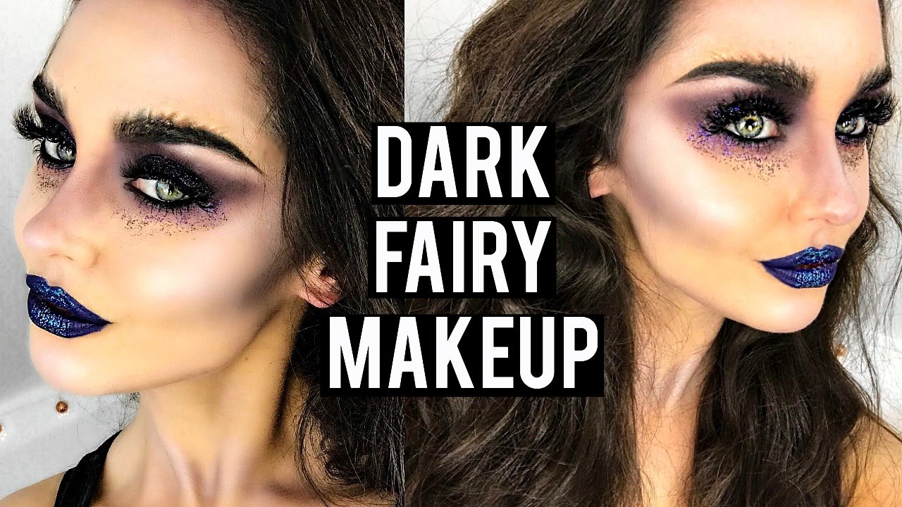 Dark Evil Fairy Halloween Makeup Tutorial KatesBeautyStation