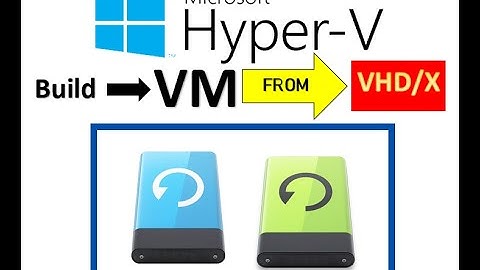 HOW TO CREATE A VIRTUAL MACHINE FROM A VHD OR VHDX. #virtualization #hyperv #hypervisor #vhd #vhdx