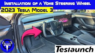 Installing a Yoke Steering Wheel in My 2023 Tesla Model 3! (Full DIY Guide)