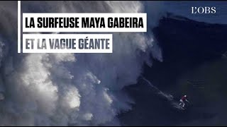 La surfeuse Maya Gabeira défie une vague géante et entre au Livre Guinness des records