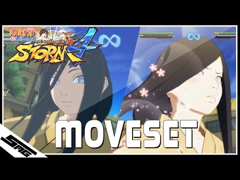 Naruto Ultimate Ninja Storm 4 - Hanabi COMPLETE Moveset