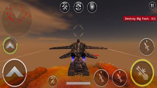 gunship battle gameplay | Hell Tomcat VS Big foot screenshot 3