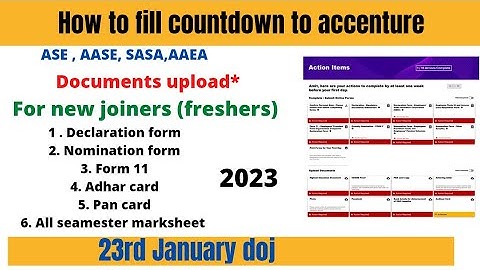 countdown to accenture action items page || countdown to accenture || accenture action items|| 2023