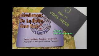 Dévoilement de la Boite #71 de Gear Pack