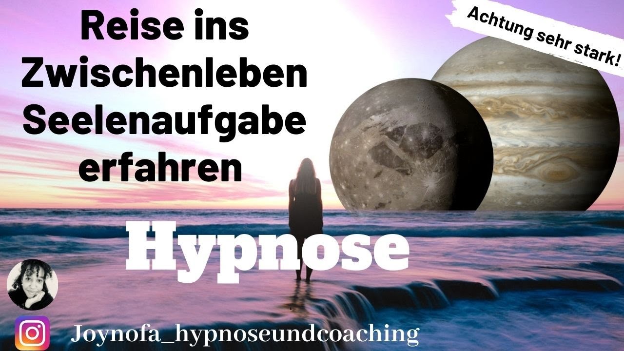 Mit Hypnose eine Rückführung in das jetzige und frühere Leben erleben.