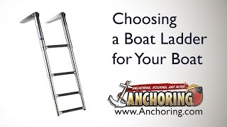 Choosing a Boat Ladder for Your Boat