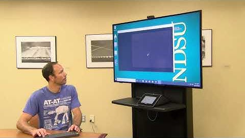 Teaching with Crestron Flex Cart with Desktop PC