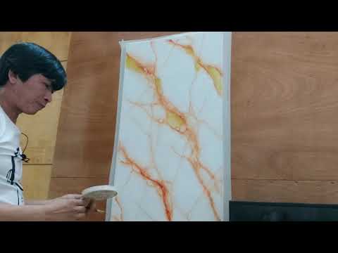 Hướng dẫn chi tiết vẽ sơn giả đá cẩm thạch cho các bạn đam mê bài 2 | painted marble imitation