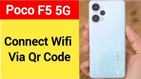 How to connect WiFi via QR code, Poco F5 5G me Bina password ke Wi Fi connect kaise karen