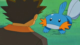 Brock catches a Mudkip