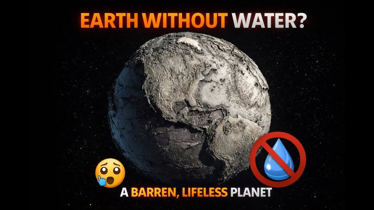Earth Without Water🌍A Terrifying View of Our Planet 