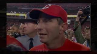 AWESOME PLAY HD    Watch Dabo Swinney’s emotional first interview after Clemson