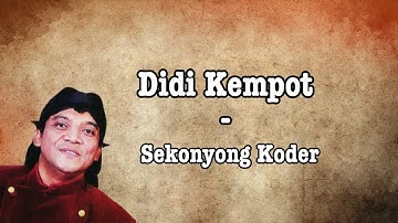 Didi Kempot - Sekonyong Koder ( Official Lyric Video )