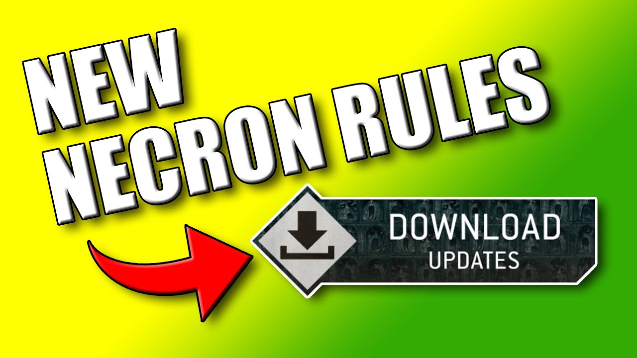 New Necron Dataslate and Point Changes