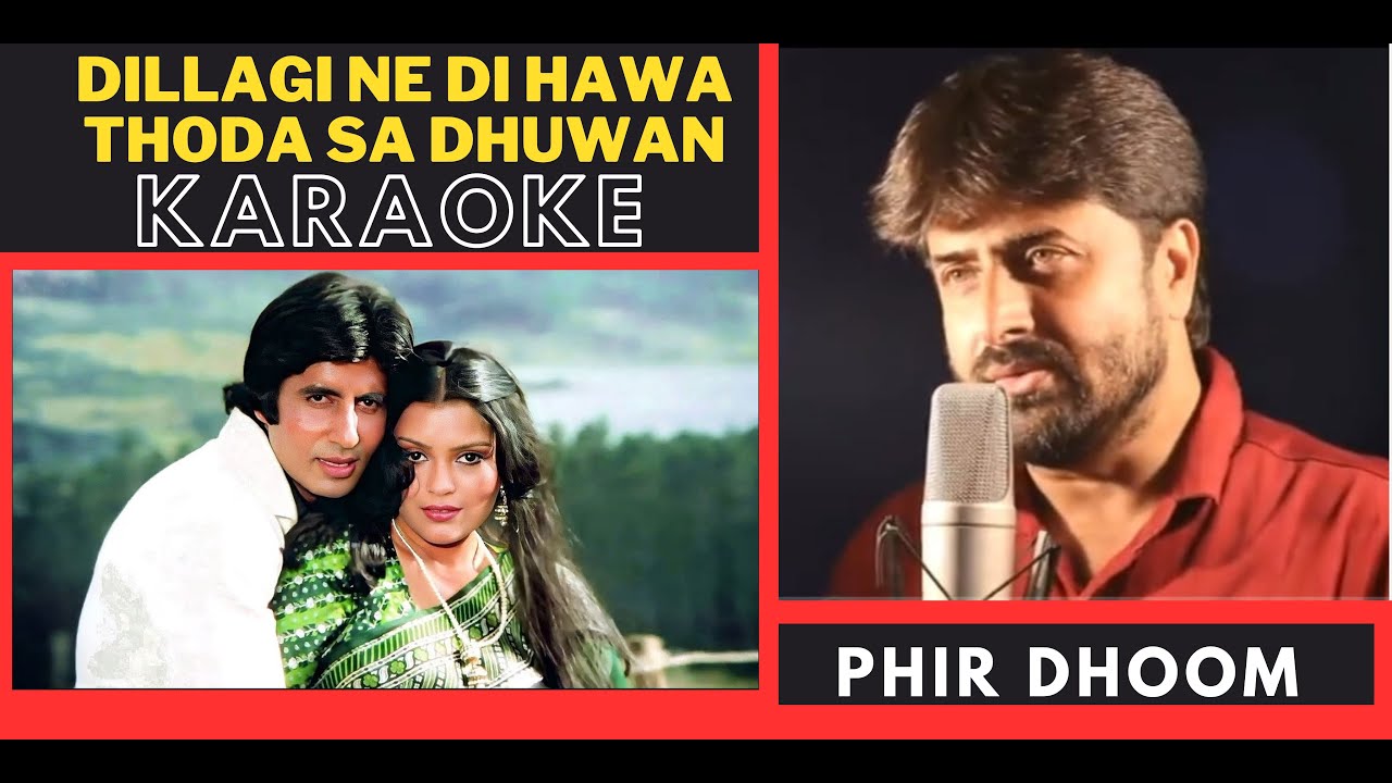 Dillagi Ne Di Hawa   [ Dostana ] Original Crystal Clear Karaoke With Scrolling Lyrics
