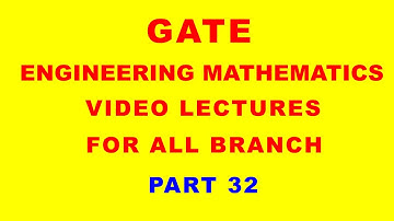 GATE Engineering Mathematics For all Branch. PART 32