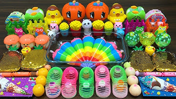 Relaxing with Piping Bags !! Mixing Random Things Into Slime !! Satisfying Slime Smoothie #18