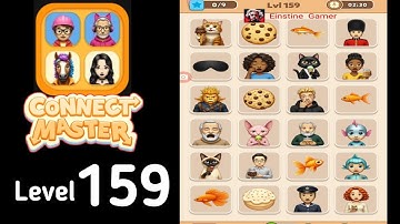 Connect Master Match Puzzle level 159 Guide Walkthrough Solution