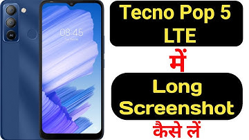 How to take long screenshot on Tecno Pop 5 LTE || Tecno Pop 5 LTE me long screenshot kaise le ||