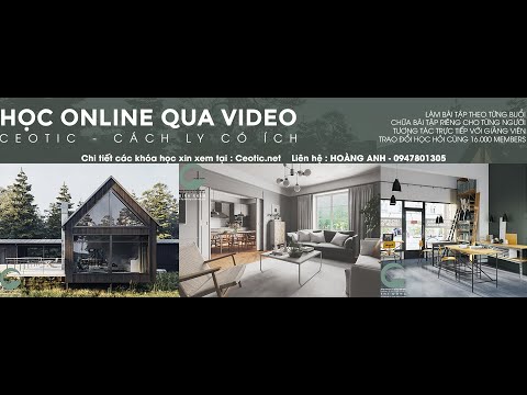 Khóa học SKETCHUP 2020 + V-RAY 4.2