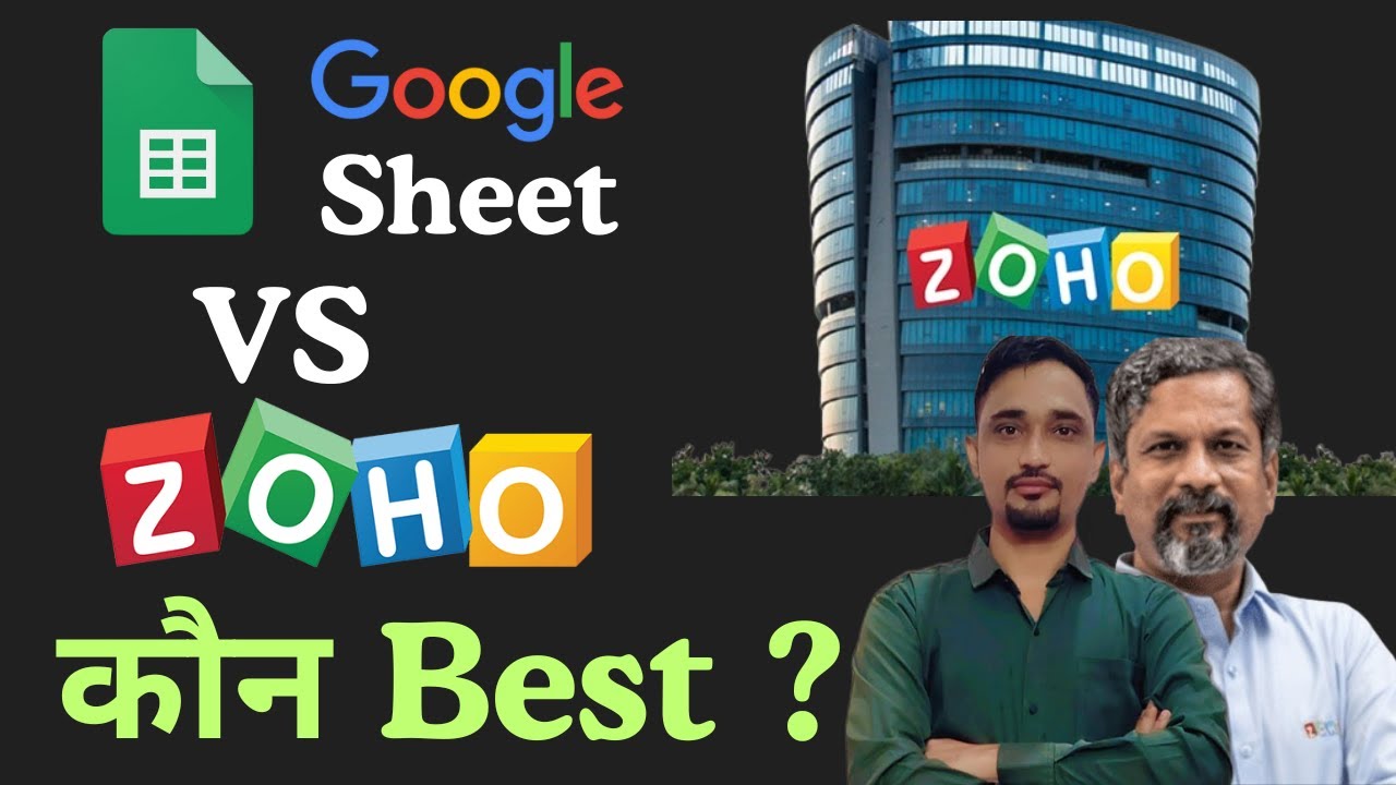 Google Sheets VS Zoho Sheet|Indian Excel|Who Is Best 2025? - YouTube