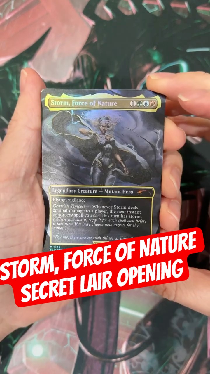 FOIL STORM, FORCE OF NATURE I Marvel Secret Lair I Pack