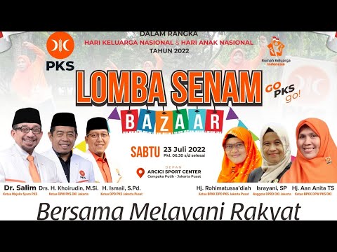 Lomba Senam Go PKS Go BPKK DPW PKS DKI | Hari Keluarga Nasional