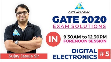 5 | GATE 2020 | Instrumentation | Forenoon Question | Digital Electronics