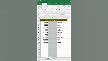 How to remove column in excel #excel #exceltech #exceltips #excelformula