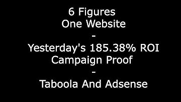 $117K One Website- Yesterday