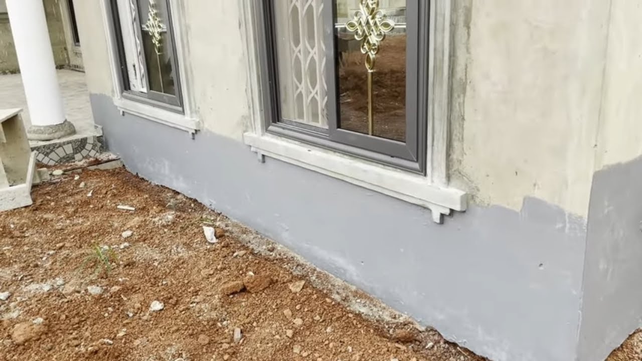 BUILDING IN GHANA DAMP PROOF PAINT UPDATE YouTube