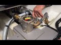 How to yacht maintenance  cleaning raw water strainer generator checkup