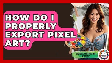 How Do I Properly Export Pixel Art? - Drawing and Painting Academy