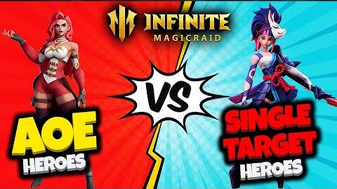 [Infinite Magicraid] AoE Heroes VS Single Target Heroes