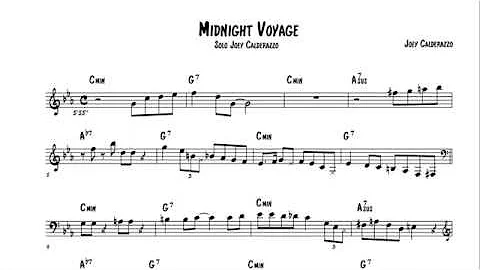 Joey Calderazzo - Midnight Voyage (Transcription)
