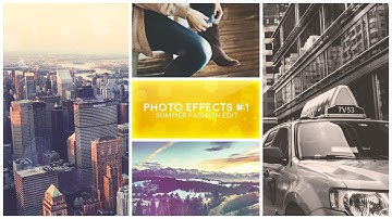 Photoshop Tutorial - Photo Effects #1 (Summer Fashion Edit)